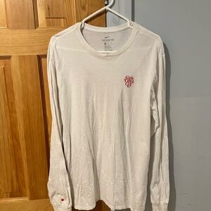 Nike Girls Don’t Cry Long Sleeve Tee with Red Logo